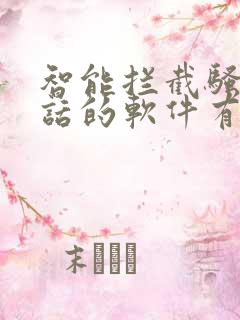 智能拦截骚扰电话的软件有哪些