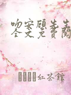 吻安顾先生小说全文免费阅读