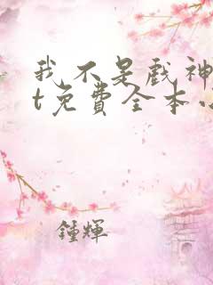 我不是戏神txt免费全本小说