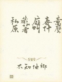 私藏庭春意小说原著叫什么名字