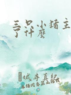 三只小猪主要讲了什么