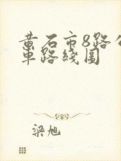 黄石市8路公交车路线图