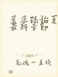 叶辰孙怡夏若雪最新章节