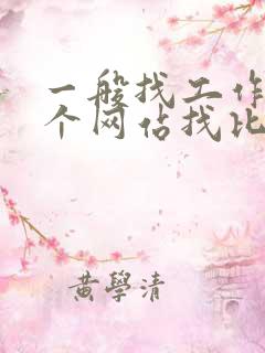 一般找工作去哪个网站找比较好?