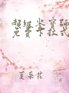 超级鉴宝师漫画免费下拉式六漫画