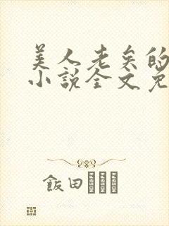 美人老矣的原著小说全文免费阅读