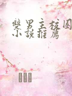 双男主校园甜宠小说推荐