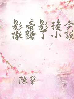 影帝影后今天又撒糖了小说txt