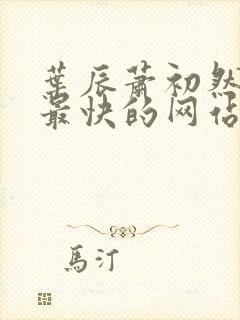 叶辰萧初然更新最快的网站