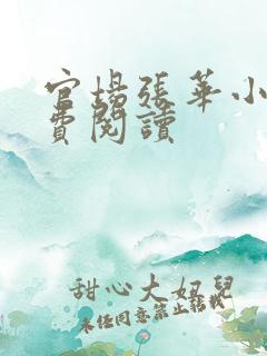 官场张华小说免费阅读