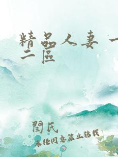 精品人妻 一区二区