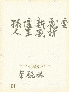 孙俪新剧蛮好的人生剧情