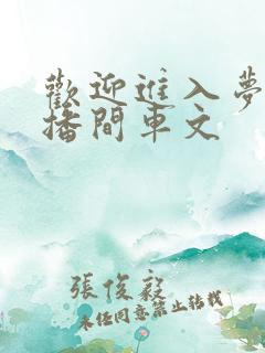 欢迎进入梦魇直播间车文