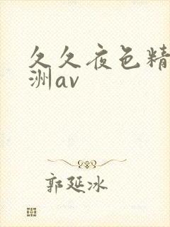 久久夜色精品亚洲av