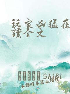 玩家凶猛在线阅读全文