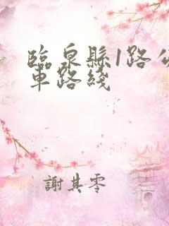 临泉县1路公交车路线