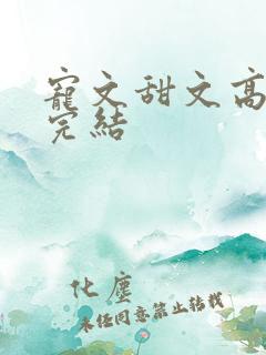 宠文甜文高质量完结