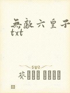无敌六皇子云峥txt