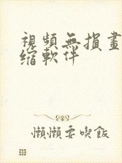 视频无损画质压缩软件