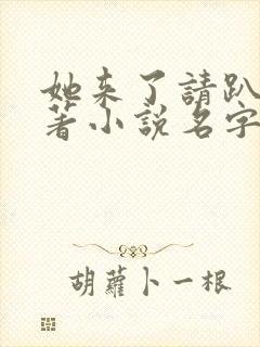 她来了请趴下原著小说名字怎么