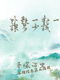 外教一对一一节课多少钱