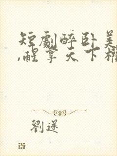 短剧醉卧美人膝,醒掌天下权