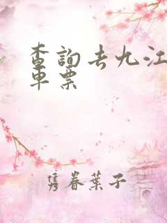 查询去九江的火车票