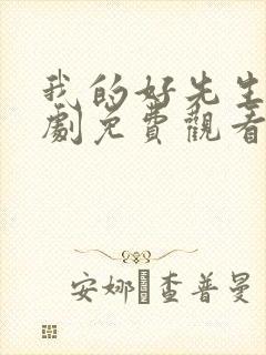 我的好先生电视剧免费观看