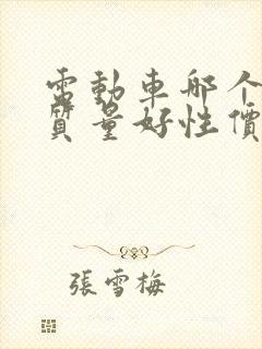 电动车哪个牌子质量好性价比高