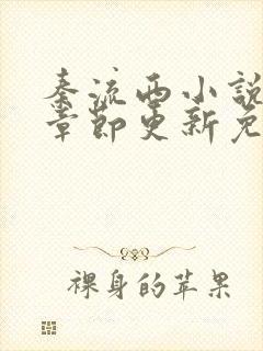 秦流西小说最新章节更新免费阅读