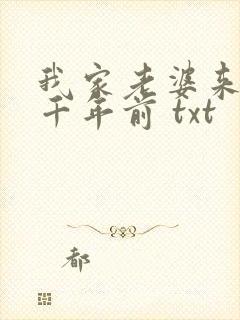 我家老婆来自一千年前 txt