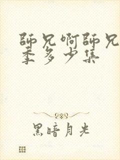 师兄啊师兄第二季多少集