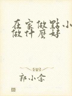 在家做点小生意做什么好