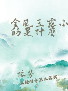 金风玉露小说讲的是什么