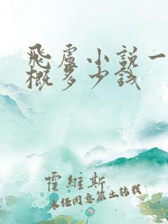 飞卢小说一章大概多少钱