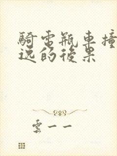 骑电瓶车撞人逃逸的后果