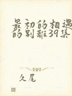 最初的相遇最后的别离39集