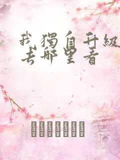 我独自升级动漫去哪里看