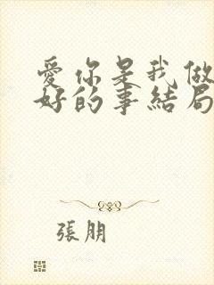 爱你是我做过最好的事结局