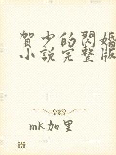 贺少的闪婚暖妻小说完整版