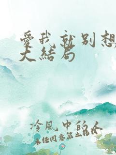 爱我就别想太多大结局