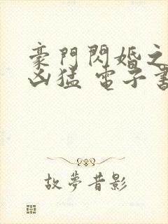 豪门闪婚之老公凶猛 电子书下载txt