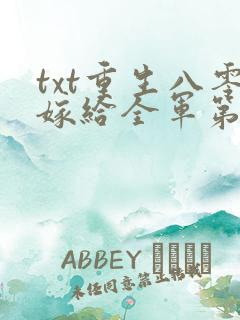 txt重生八零嫁给全军第一硬汉