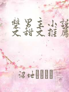 双男主小说病娇文甜文推荐