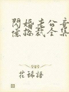 闪婚老公竟是千亿总裁全集