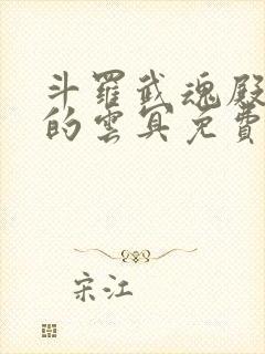 斗罗武魂殿时代的云冥免费阅读