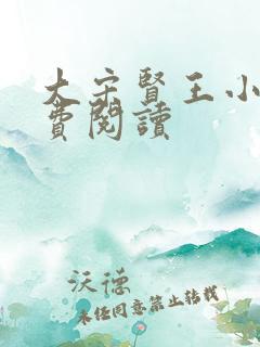 大宋贤王小说免费阅读