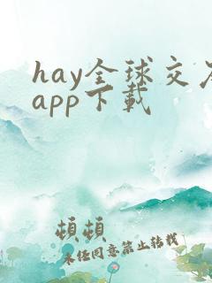 hay全球交友app下载