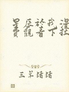 星辰于我漫画免费观看下拉式