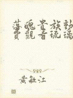 落魄贵族动漫免费观看琉璃川